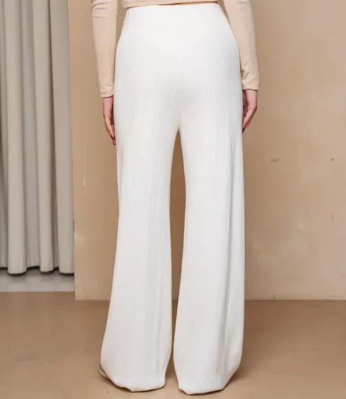 Брюки #КТ2199, молочный