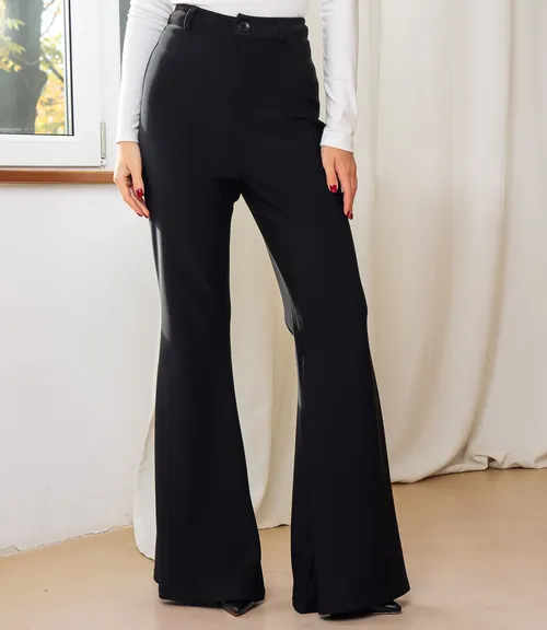 Брюки #КТ0702, чёрный