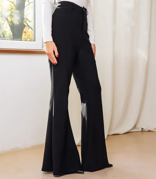 Брюки #КТ0702, чёрный