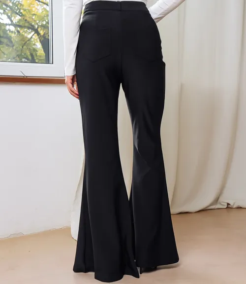 Брюки #КТ0702, чёрный