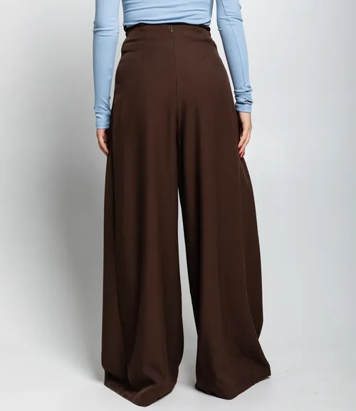 Брюки #КТ16301-2, коричневый