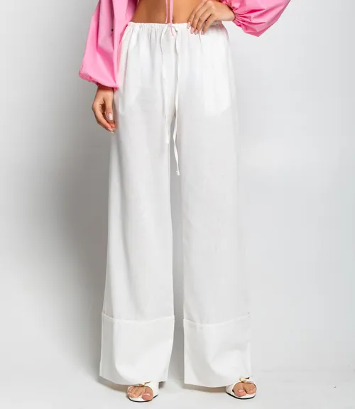 Брюки #ОКТ095016, молочный