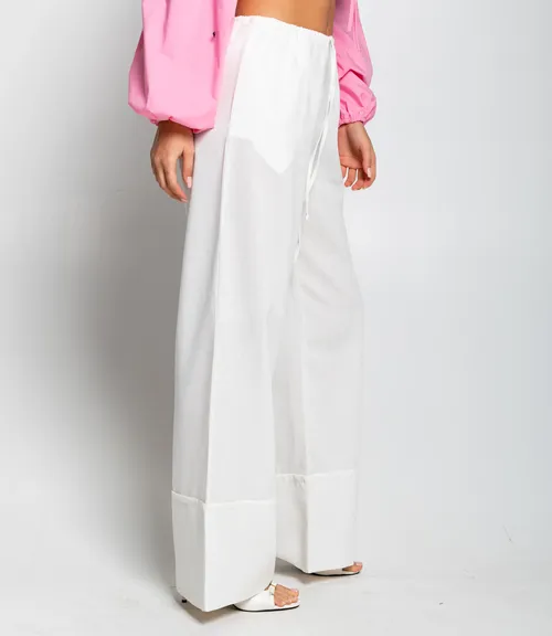 Брюки #ОКТ095016, молочный