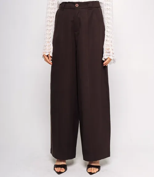 Брюки #КТ71020, шоколадный