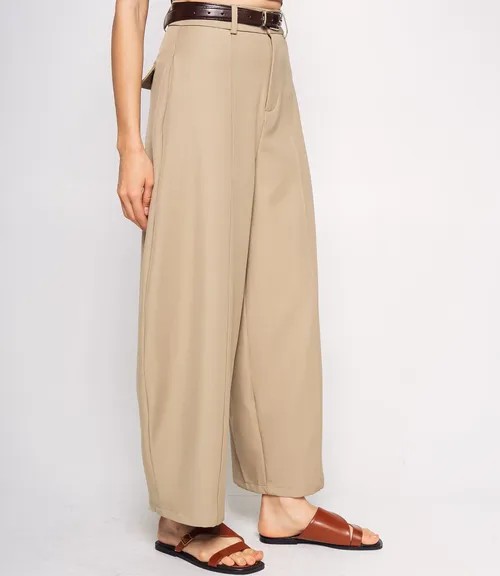 Брюки #КТ0966, бежевый