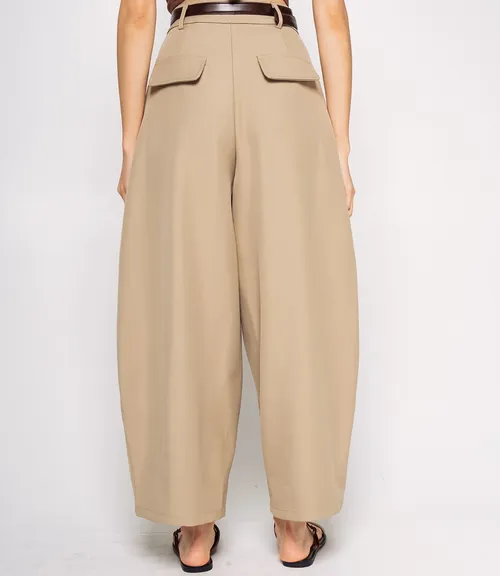 Брюки #КТ0966, бежевый