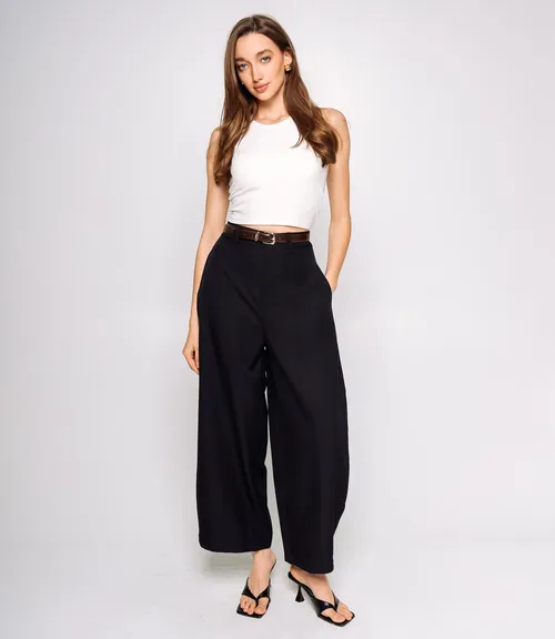 Брюки #КТ0966, чёрный