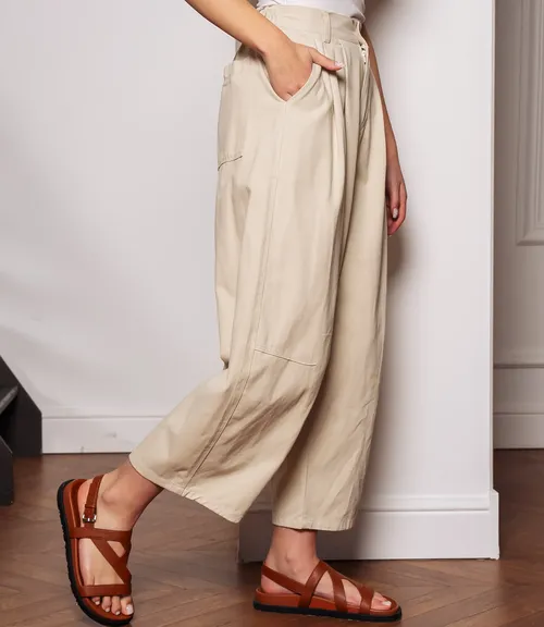 Брюки #КТ5203, светло-бежевый