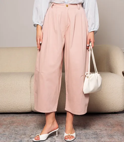 Брюки #КТ5203, пудровый