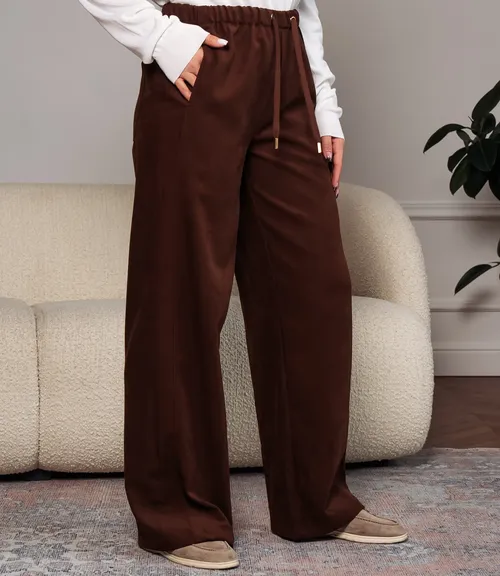 Брюки #ОКТ165005, шоколадный