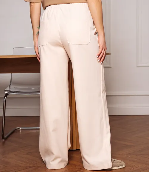 Брюки #ОКТ165005, кремовый