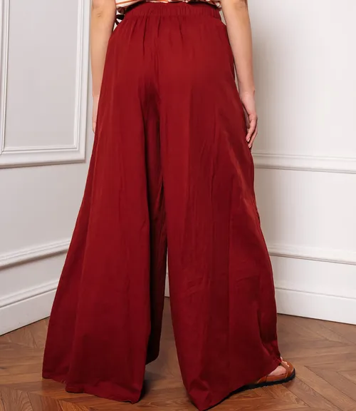 Брюки #КТ88693, терракотовый