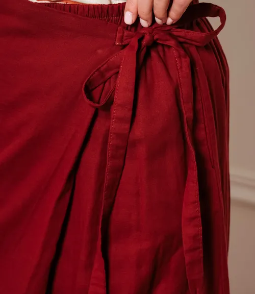 Брюки #КТ88693, терракотовый