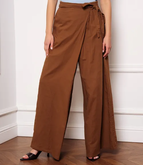 Брюки #КТ88693, коричневый