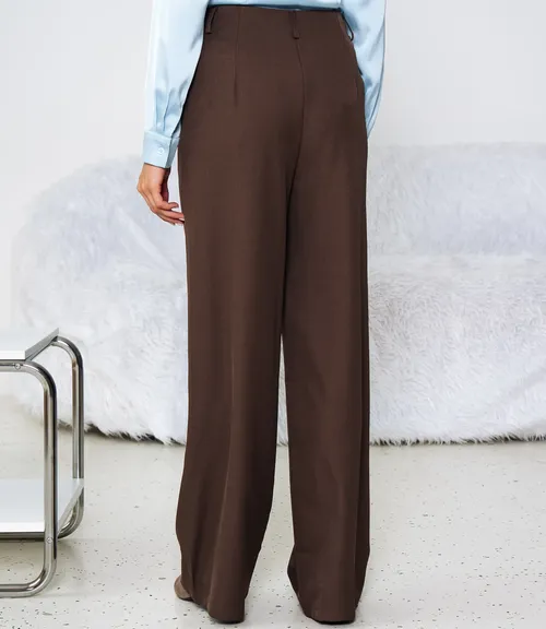 Брюки #ОКТ216010, коричневый