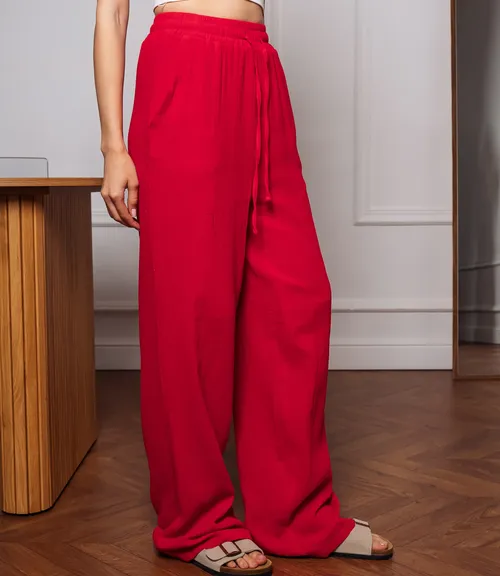 Брюки #ОКТ265001, красный