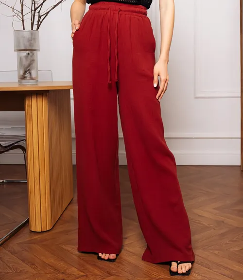 Брюки #ОКТ265001, марсала