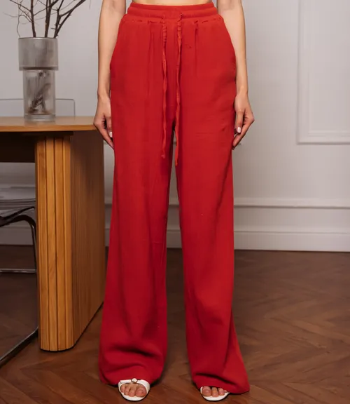 Брюки #ОКТ265001, терракотовый