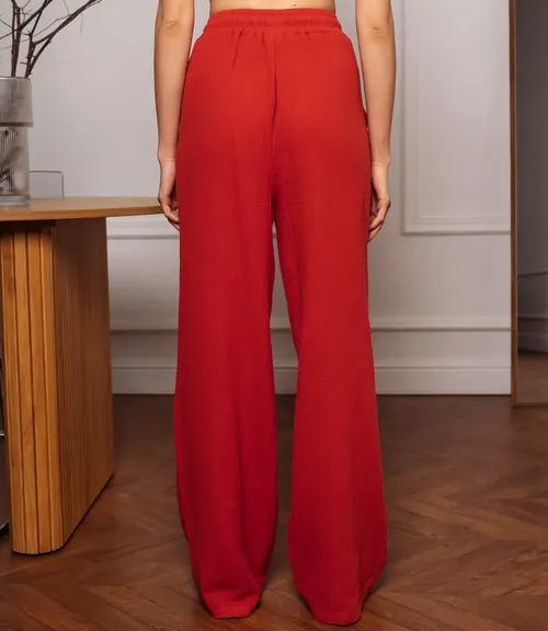 Брюки #ОКТ265001, терракотовый