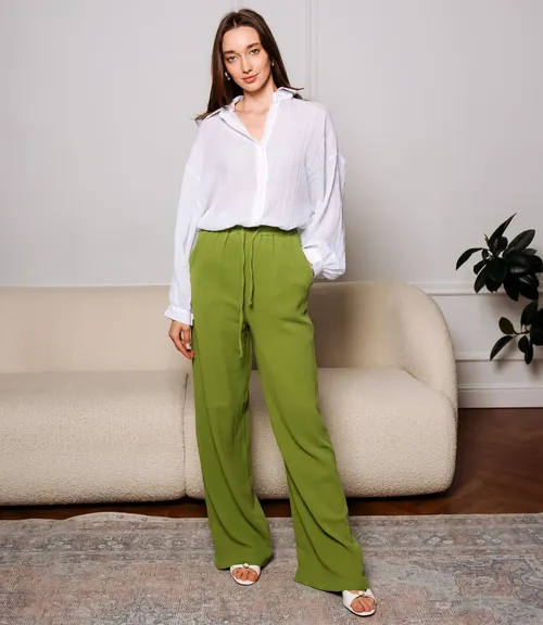 Брюки #ОКТ265001, салатовый