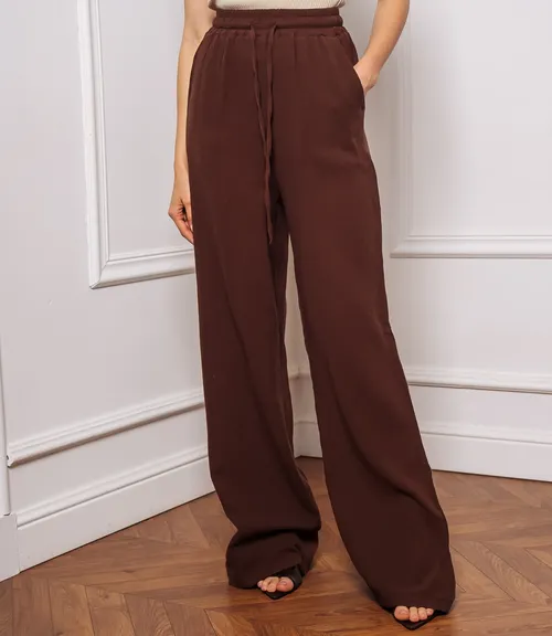 Брюки #ОКТ265001, шоколадный