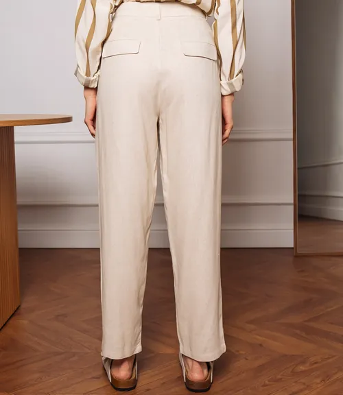 Брюки #ОКТ215007, светло-бежевый