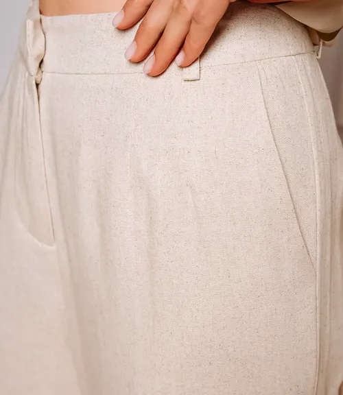 Брюки #ОКТ215007, светло-бежевый