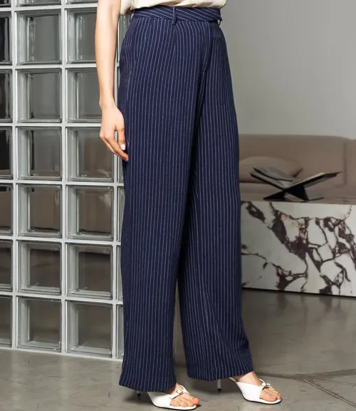 Брюки #ОКТ245001, тёмно-синий