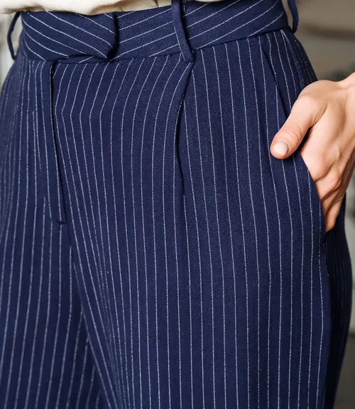 Брюки #ОКТ245001, тёмно-синий