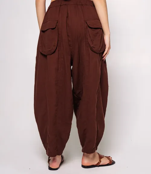 Брюки #КТ2156 (1), шоколадный