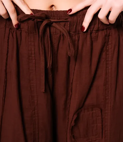 Брюки #КТ2156 (1), шоколадный