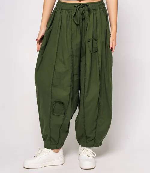 Брюки #КТ2156 (1), зелёный