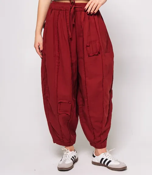 Брюки #КТ2156 (1), терракотовый