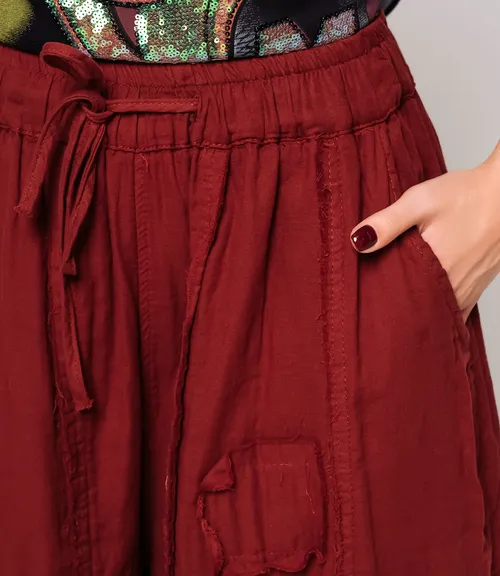 Брюки #КТ2156 (1), терракотовый