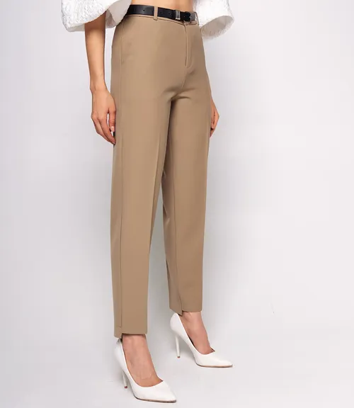 Брюки #КТ89121, бежевый