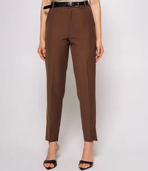 Брюки #КТ89121, коричневый