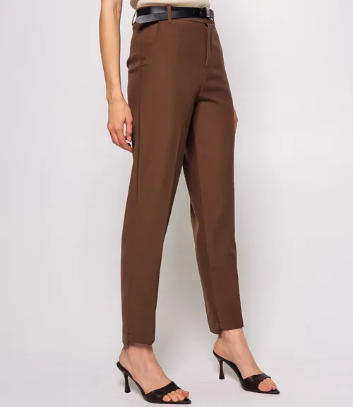 Брюки #КТ89121, коричневый
