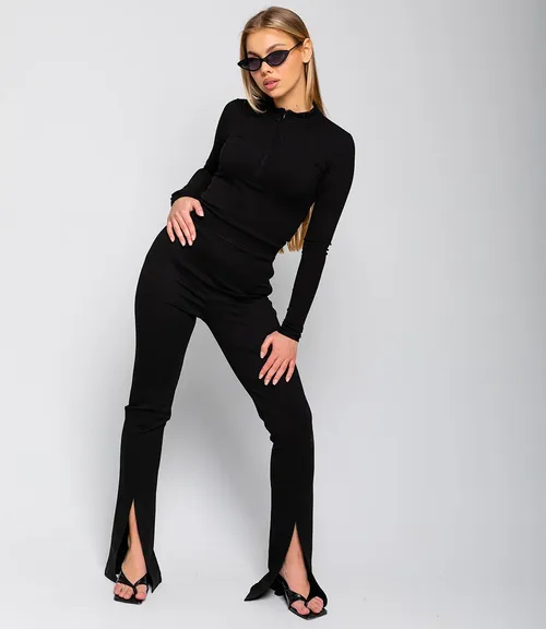 Брюки #БШ1748, чёрный - фото 1