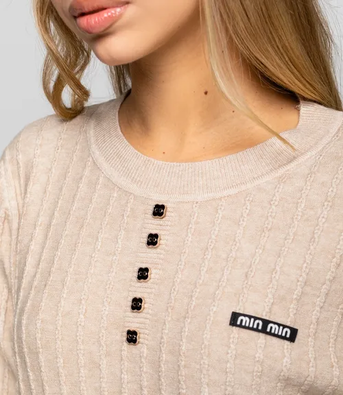 Джемпер #КТ8201 (5), бежевый