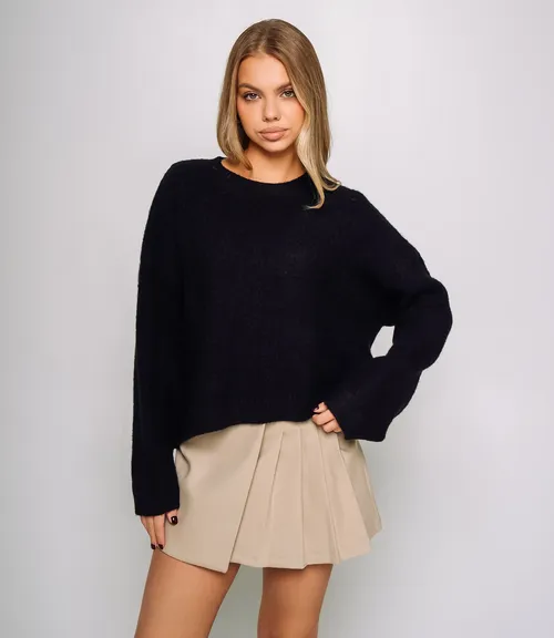 Джемпер #КТ6137, чёрный