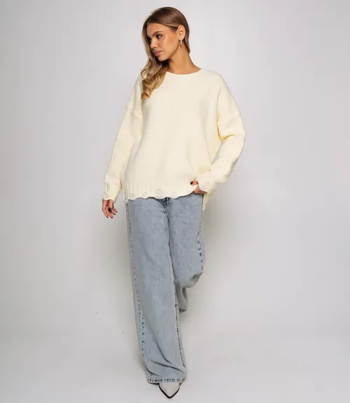 Джемпер #КТ6138 (1), кремовый