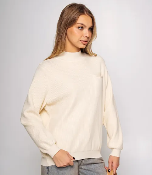 Джемпер #КТ24062, кремовый