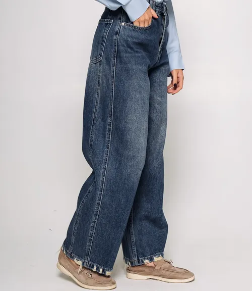 Джинсы #КТ868 (3), синий