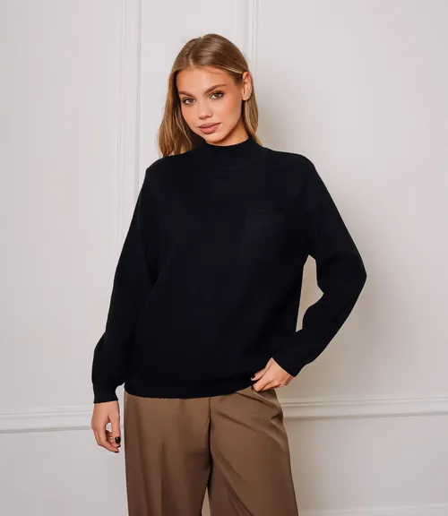 Джемпер #КТ24062, чёрный