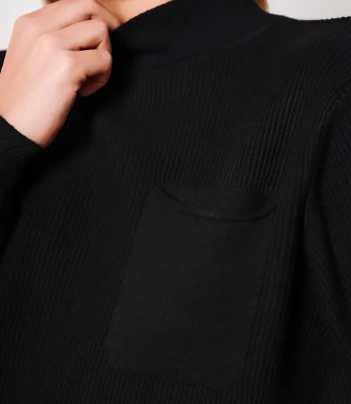 Джемпер #КТ24062, чёрный