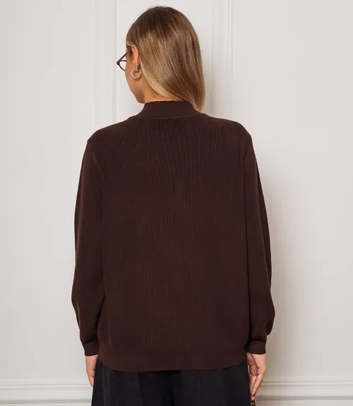 Джемпер #КТ24062, шоколадный