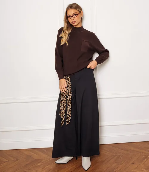 Джемпер #КТ24062, шоколадный