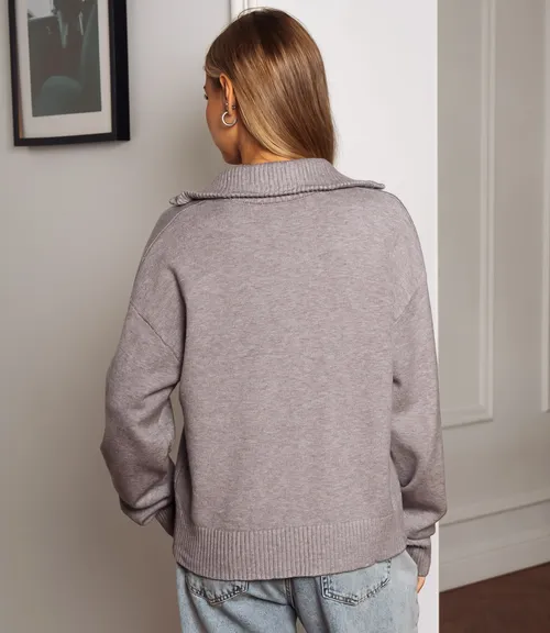 Джемпер #КТ888 (7), серый