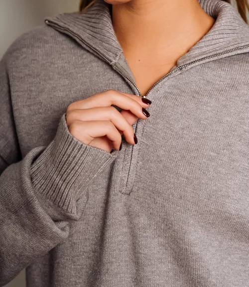 Джемпер #КТ888 (7), серый