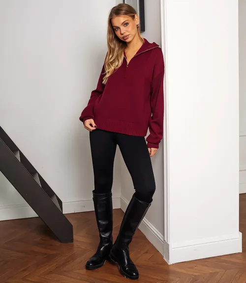 Джемпер #КТ888 (7), бордовый